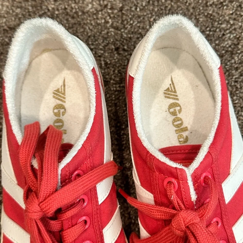 Gola Women’s Tennis Mark Cox Sneakers Coral Red/Off White